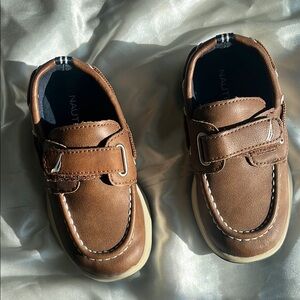 Nautica Kids Tan Moccasins